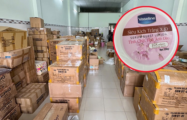 TP Hồ Chí Minh triệt phá 'công xưởng' sản xuất mỹ phẩm giả quy mô lớn giữa khu dân cư