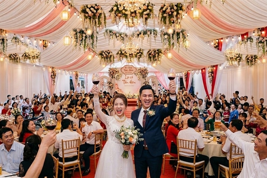 Tôi làm đám cưới 240 mâm 'mệt nhưng vui'