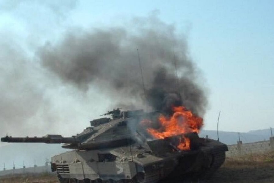 Hezbollah phục kích dữ dội, nhiều xe tăng Merkava của Israel bị phá hủy