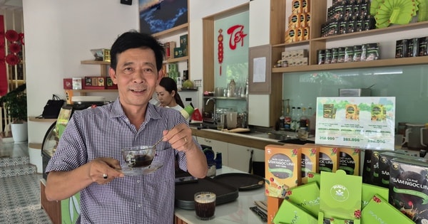 Quốc dân hóa sâm Ngọc Linh từ món cà phê sâm Ngọc Linh