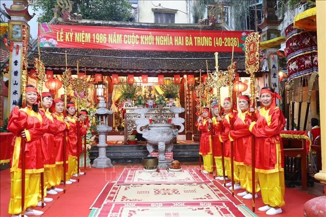 Tưởng nhớ, tri ân công đức Hai Bà Trưng cùng nghĩa quân