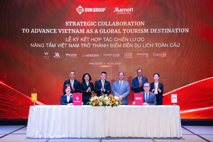 Sun Group hợp tác Marriott International phát triển chuỗi khách sạn hạng sang