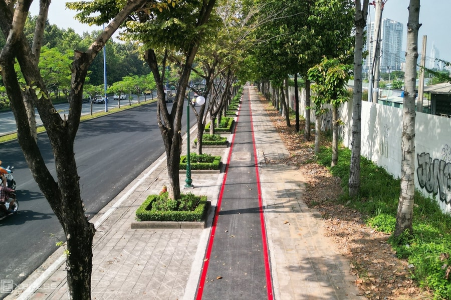 TP HCM kéo dài làn xe đạp ở Thủ Thiêm, kết nối metro