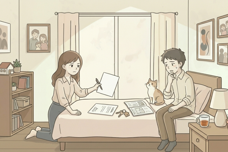 Vợ muốn tôi ký giấy từ chối tài sản mới đồng ý mua nhà