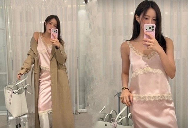 Nữ ca sĩ mặc đồ ngủ ra sân bay