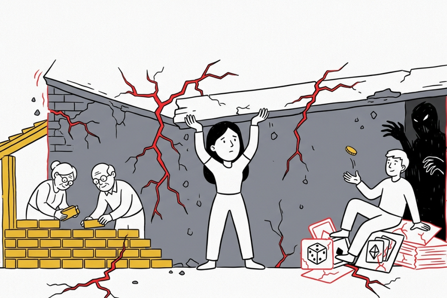 Em tôi báo nợ liên tục vẫn được bố mẹ xây nhà cho