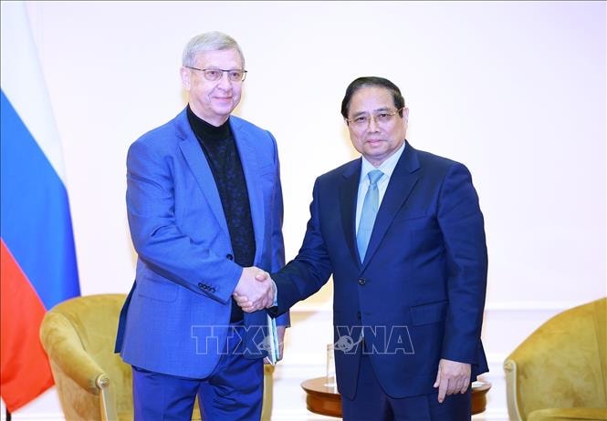 Thủ tướng Phạm Minh Chính tiếp Nhà sáng lập Công ty Cổ phần đại chúng AFK Sistema