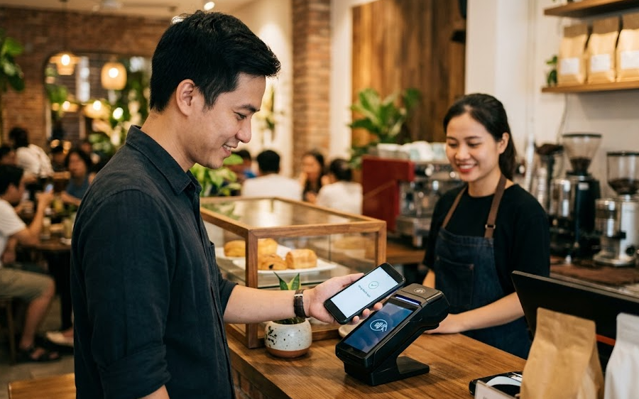 Vì sao nhiều người Việt chuộng tính tiền quét mã QR hơn máy POS?