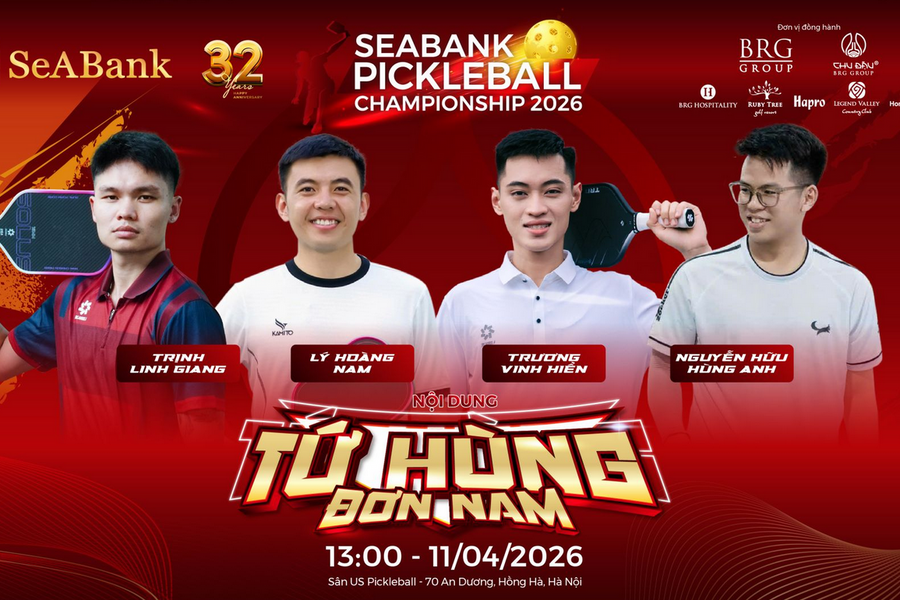 Giải Pickleball Championship 2026 đóng góp cho Quỹ khuyến học Ươm mầm ước mơ