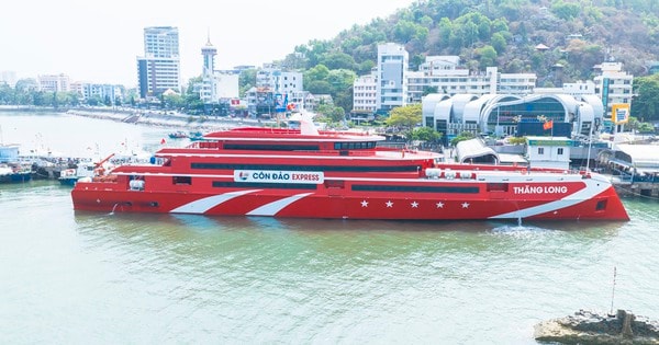 Tàu cao tốc Thăng Long tăng gấp đôi chuyến, giảm giá vé chặng Vũng Tàu - Côn Đảo