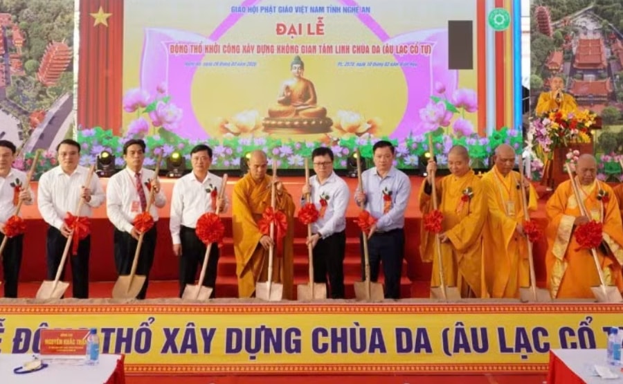 Khởi công xây dựng Chùa Da ở Nghệ An, nơi thờ tự hơn 500 nhà báo-liệt sĩ