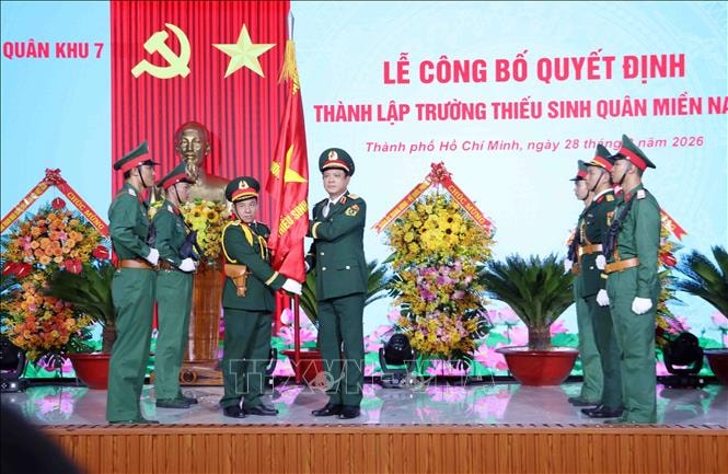 Công bố Quyết định thành lập trường Thiếu sinh quân miền Nam