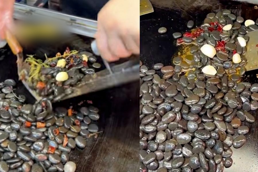 Món đá xào tỏi ớt gây sốt tại Trung Quốc