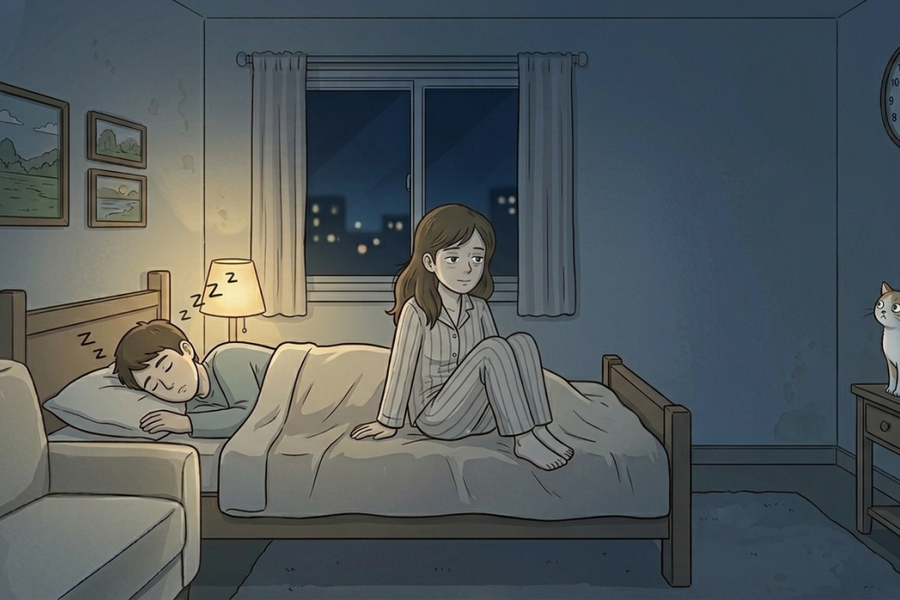 Chồng đi làm về chỉ ngủ, chẳng thiết tha gần gũi tôi