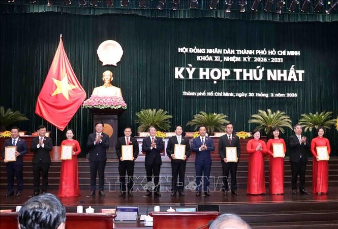 Khai mạc Kỳ họp thứ nhất Hội đồng nhân dân TP Hồ Chí Minh nhiệm kỳ 2026-2031