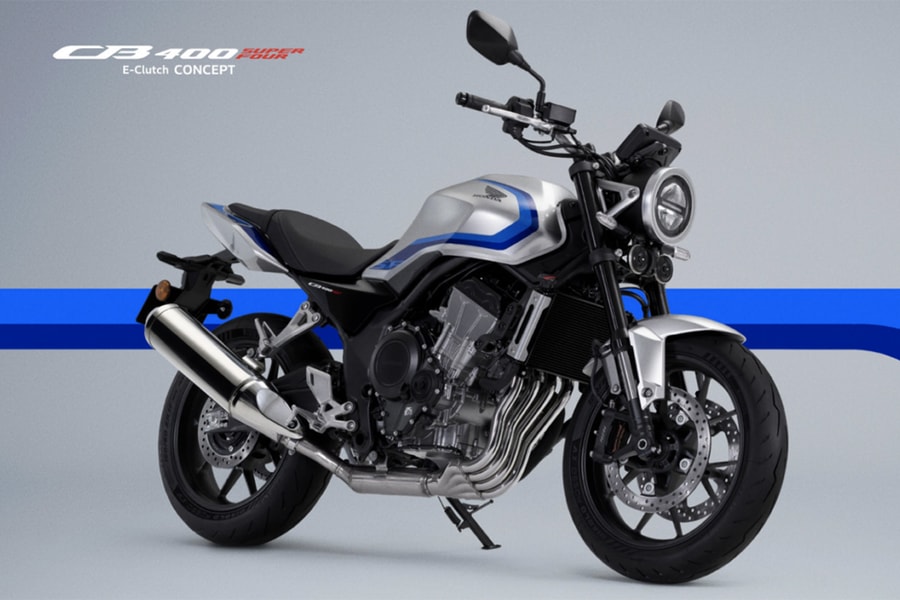 Honda CB400 Super Four E-clutch Concept lộ diện