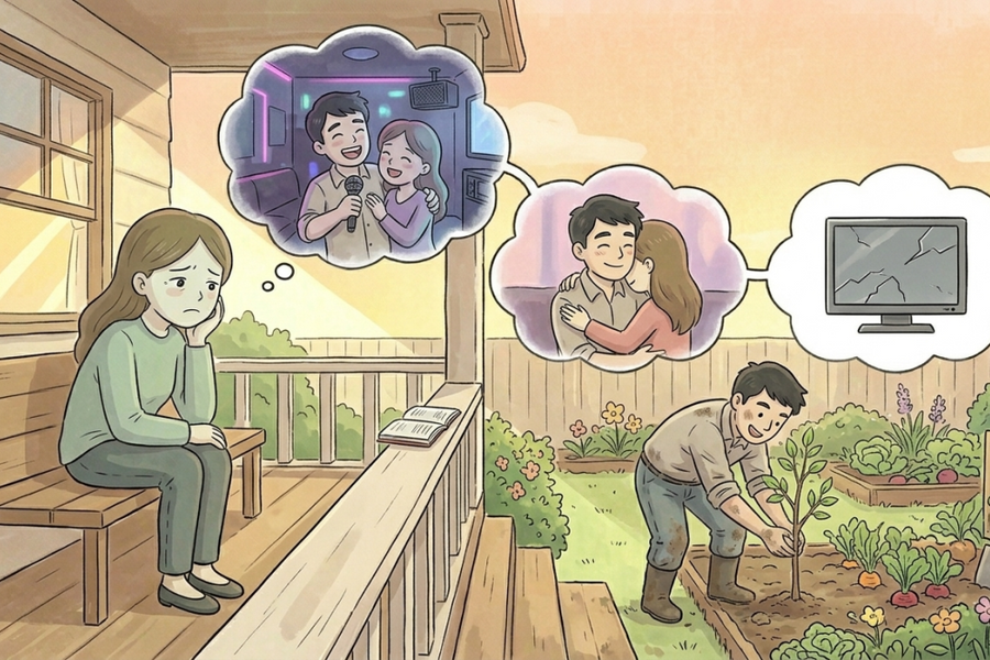 Muốn sinh con với chồng hờ kém 5 tuổi nhưng ngại chuyện anh đi hát tay vịn