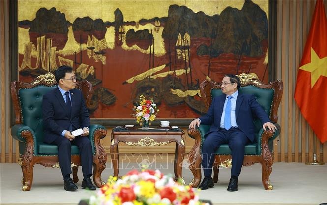 Thủ tướng Phạm Minh Chính tiếp Đại sứ Hàn Quốc tại Việt Nam