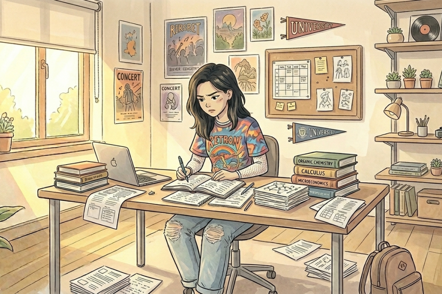 Em sắp 'gục ngã' trước kỳ thi THPT vì phải học từ sáng sớm tới nửa đêm