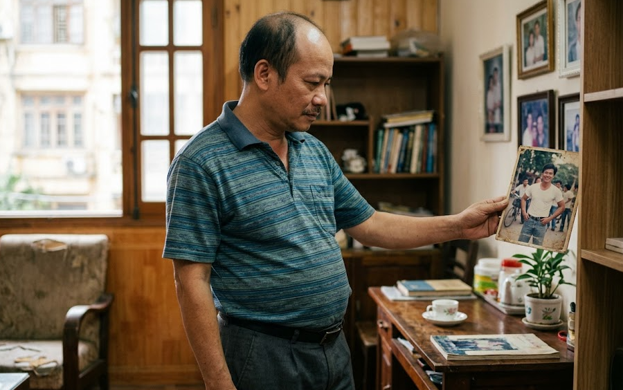 'Tóc rụng, bụng bia' hủy diệt nhan sắc nhiều đàn ông Việt