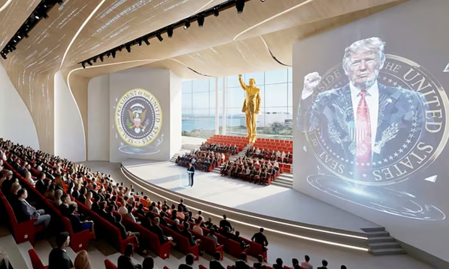 Ông Trump hé lộ ý tưởng đặt chuyên cơ trong Thư viện Tổng thống