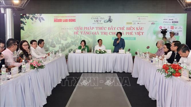 Thúc đẩy liên kết chế biến sâu, nâng giá trị cho cà phê Việt​