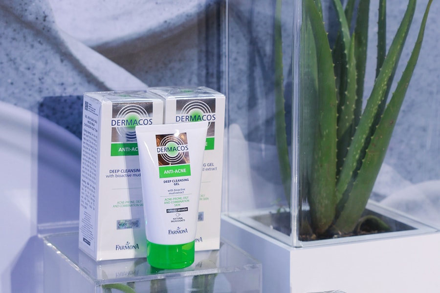 Bộ ba chăm sóc da mụn Farmona Dermacos từ thiên nhiên