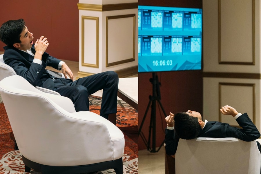 Nakamura nghĩ 67 phút cho một nước cờ, đối thủ ngáp ngủ