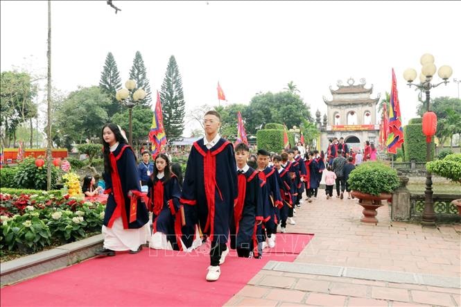 Lễ hội Văn Miếu Mao Điền tôn vinh đạo học của dân tộc