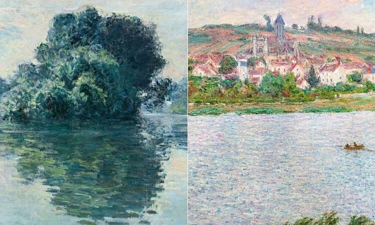 Hai tranh chưa từng xuất hiện 100 năm qua của Claude Monet
