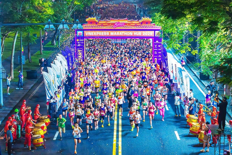 VnExpress Marathon - điểm hẹn thể thao của Festival Huế 2026