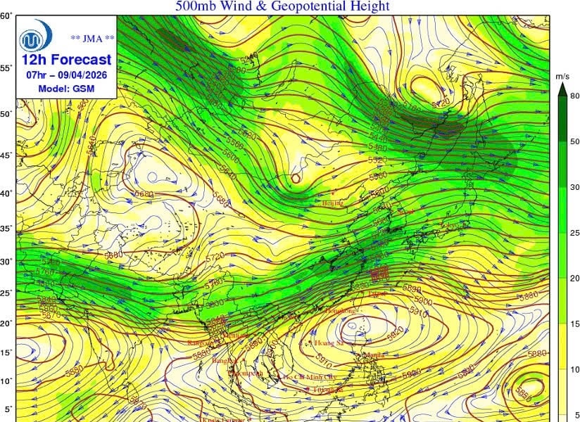 Áp thấp nhiệt đới trên Tây Bắc Thái Bình Dương có khả năng mạnh lên thành bão