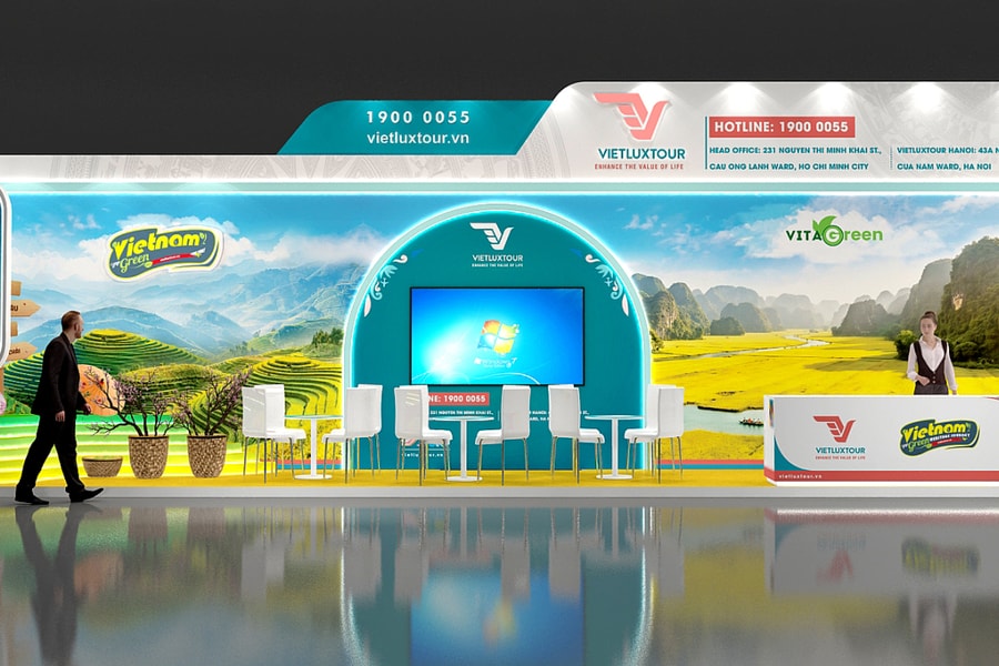 Nhiều trải nghiệm tại gian hàng Vietluxtour xuyên suốt VITM 2026