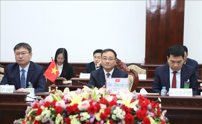 Việt Nam-Lào thúc đẩy tăng cường hợp tác an ninh