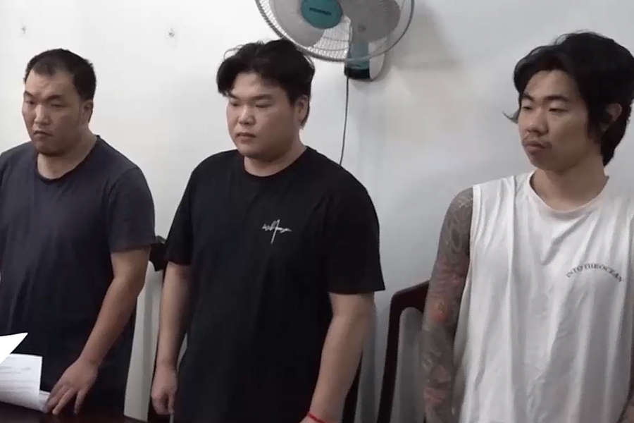 Ba người Hàn Quốc trốn truy nã đỏ của Interpol bị bắt tại Nha Trang