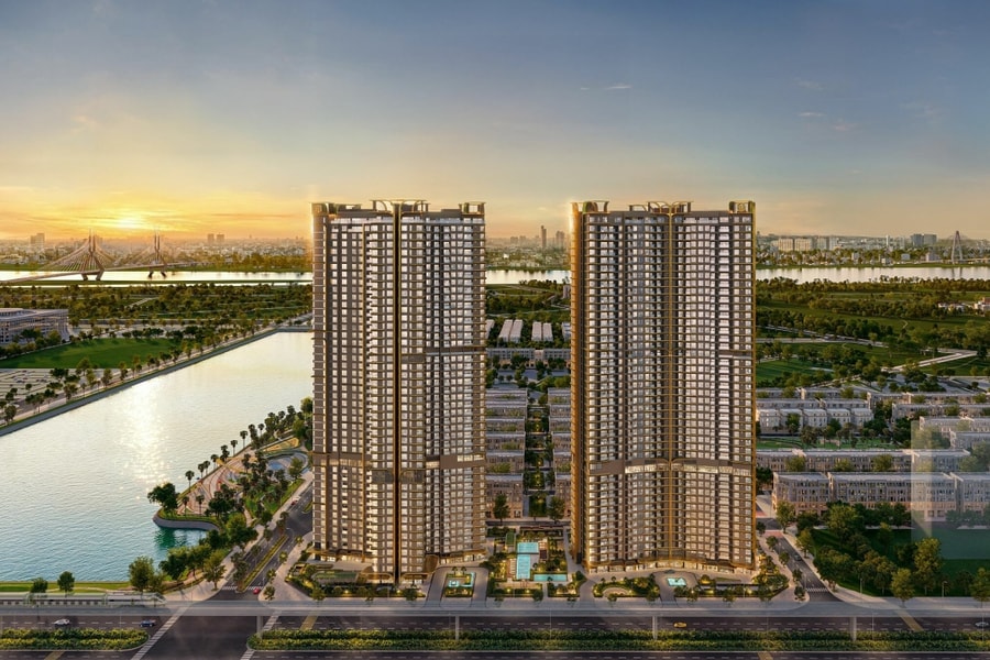 Tháp căn hộ sở hữu tầm nhìn hồ 32 ha tại Lumière Essence Peak