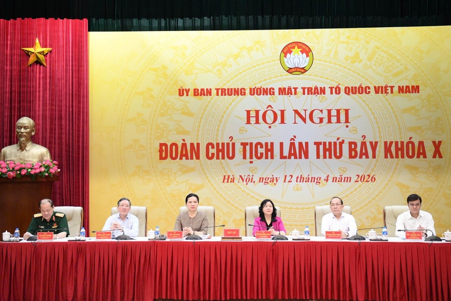 Khai mạc hội nghị Đoàn Chủ tịch Trung ương Mặt trận Tổ quốc Việt Nam lần thứ 7 khóa X