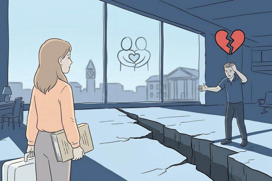 Bạn gái du học sẽ ở chung khu nhà với tình cũ của em