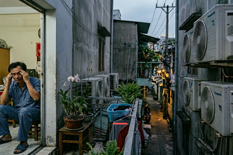 Ác mộng 5 cục nóng máy lạnh của hàng xóm chĩa vào nhà tôi