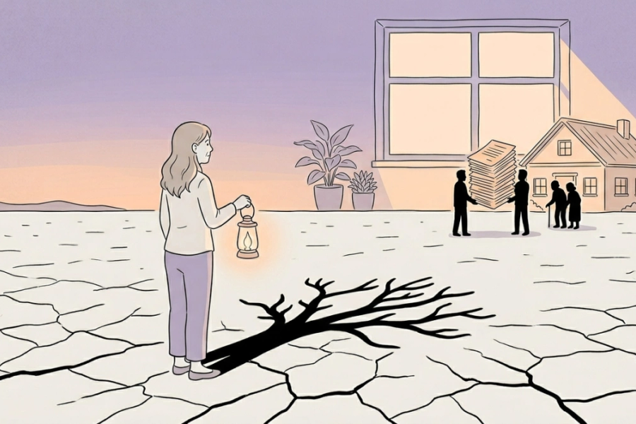 Bố mẹ đẻ chỉ chia đất cho hai con trai, tôi và em gái không được gì