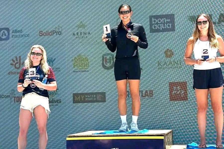 Ánh Viên vô địch giải bơi biển quốc tế