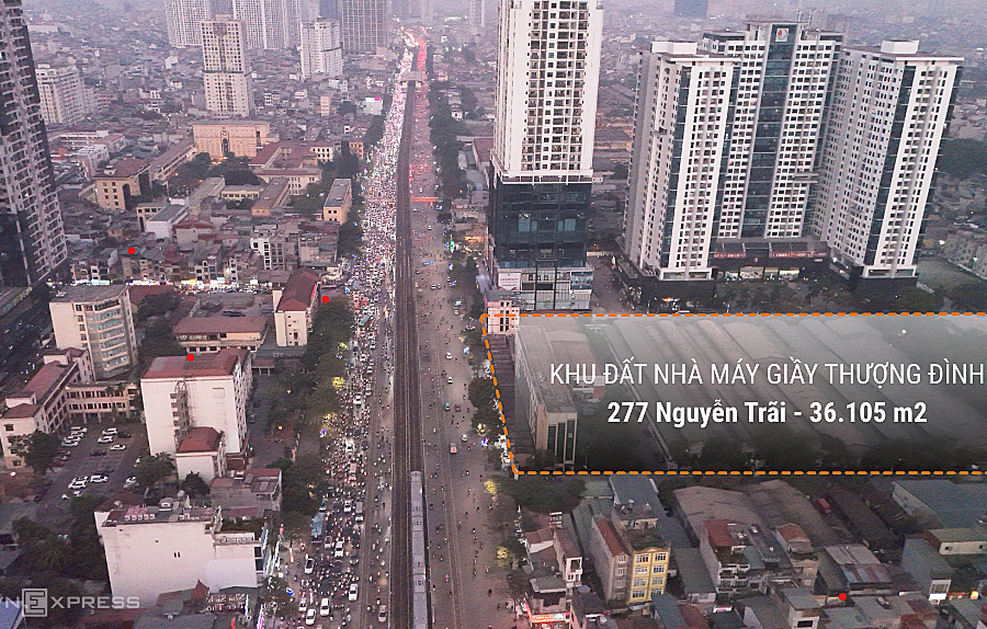 Giầy Thượng Đình muốn xây khu căn hộ, văn phòng gần 10.000 tỷ đồng ở 277 Nguyễn Trãi