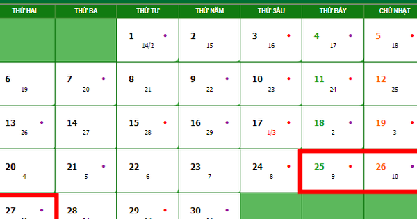 Bộ Nội vụ: Không hoán đổi ngày nghỉ dịp Giỗ Tổ Hùng Vương và 30-4, 1-5