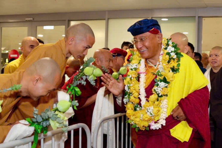 Pháp vương Gyalwang Drukpa trở lại Việt Nam